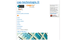 Desktop Screenshot of cap-technologie.fr